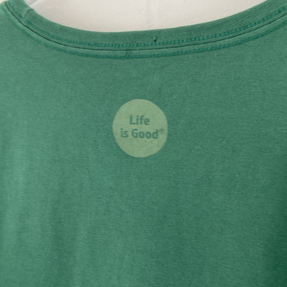 Life Is Good. Womens Long Sleeve Green Mama Bear T-Shirt Top Size S - Picture 4 of 7